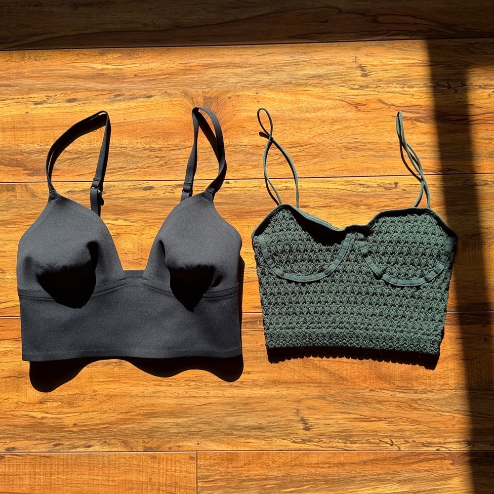 2 Intimately Free People bralette tank tops - XS